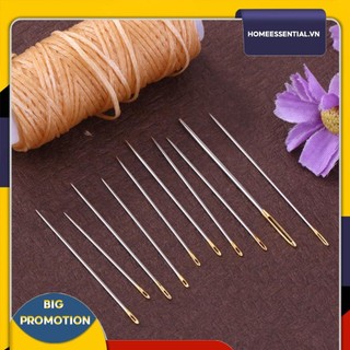Bộ kim khâu tay 16 chiếc Kim khâu gia dụng bằng kim loại bạc cho bọc