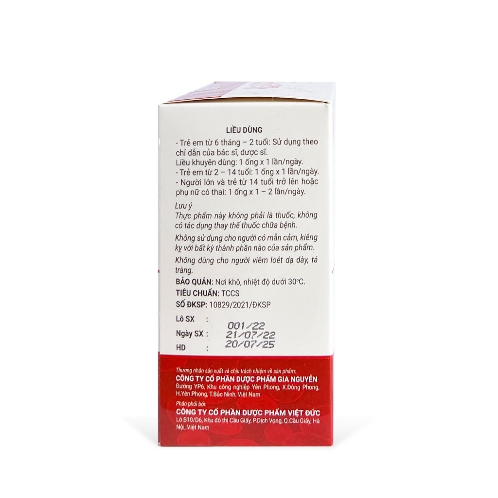 Sắt nước hữu cơ SATIFER không gây táo, nóng, hỗ trợ khả năng tạo máu dùng được cho bầu, trẻ em, người lớn