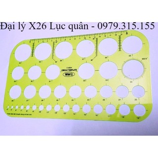 Thước chỉ huy tham mưu vẽ hình tròn