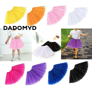 DADOMYD Đầm Múa Ballet 3 Lớp Dành Cho Bé Gái