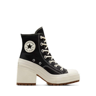 Giày Thể Thao Converse Chuck 70 De Luxe Heel Unisex - Black/Egret/Egret