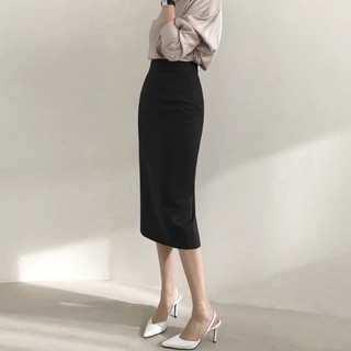 Chân váy công sở bút chì dáng dài lưng cao tôn dáng big size