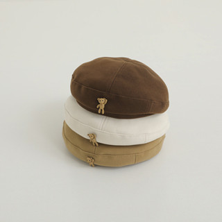 Hoạt Hình Dễ Thương Cho Bé Mũ Nồi Cho Trẻ Em Màu Trơn Hàn Quốc Ins Bé Gái Mũ Nồi Trẻ Em Họa Sĩ 3-8 Tuổi