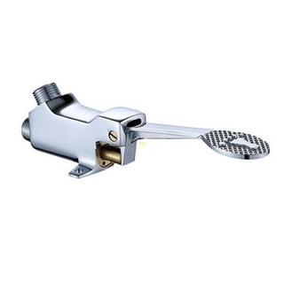 1 pc Switch Control By Floor Foot Pedal Tap Copper Bathroom Basin Faucet