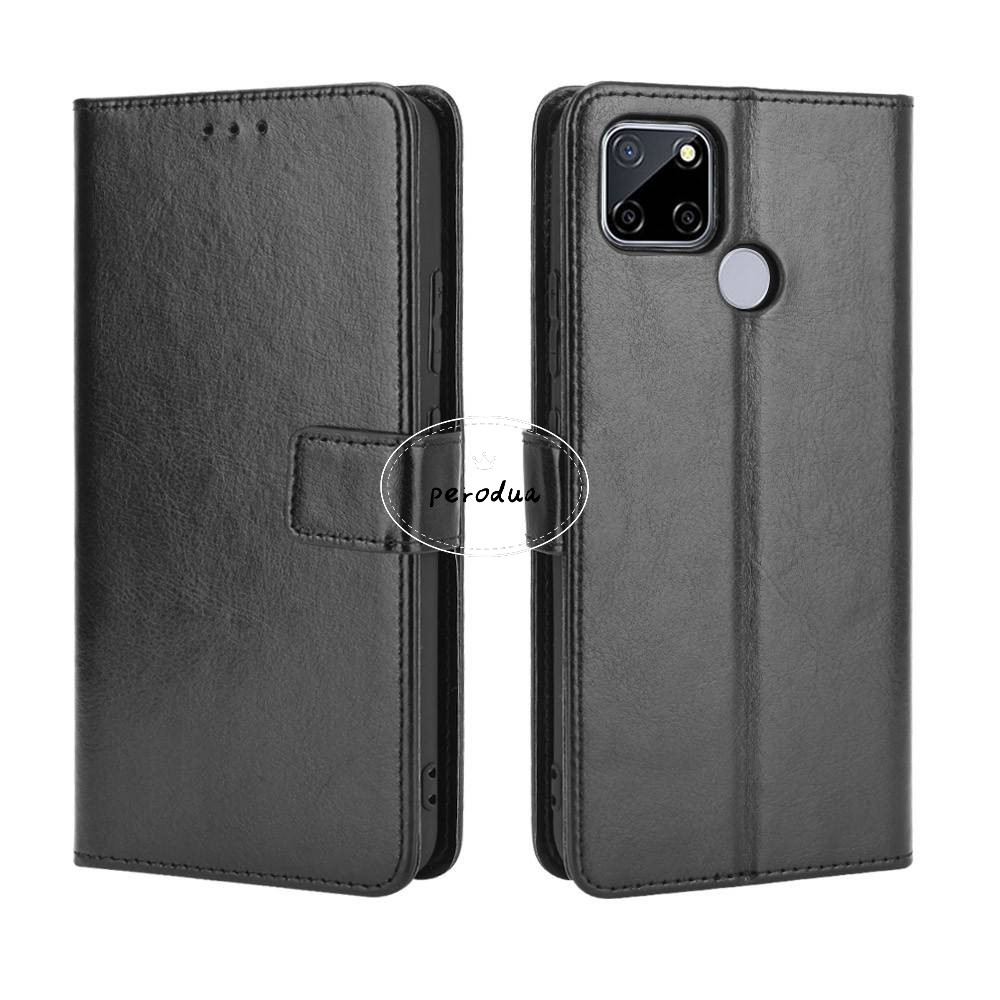 Dành Cho Realme C25 C25s C12 C15 Ốp Lưng Ví Da PU Lật Ốp Lưng Realme C25 C25s C 25 12 15 RealmeC25 Vỏ Điện Thoại