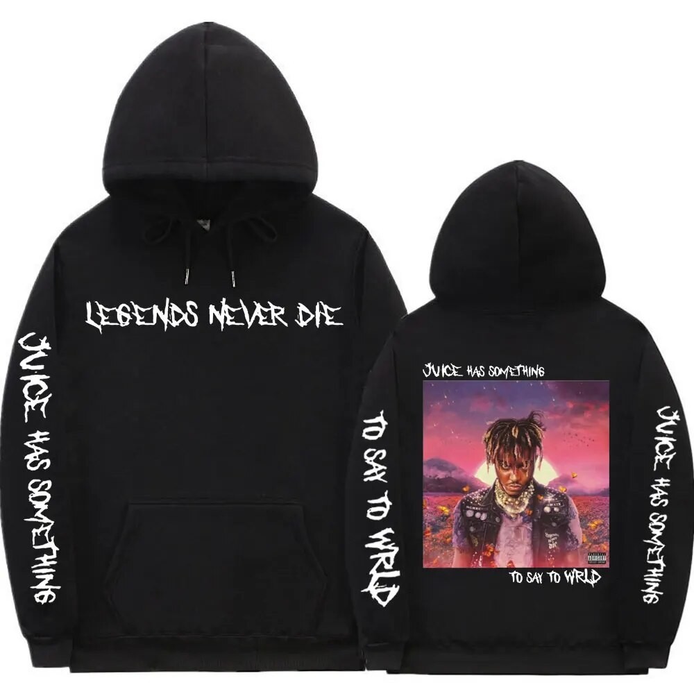Rapper Juice Wrld Legends Never Die Áo Hoodie Juice Có Điều Để Nói Với Áo nỉ Wrld Hop