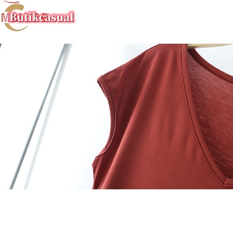 Áo Thun NgắN Tay Cổ Chữ v MàU Trơn ThờI Trang Cho Nữ 40-78KG