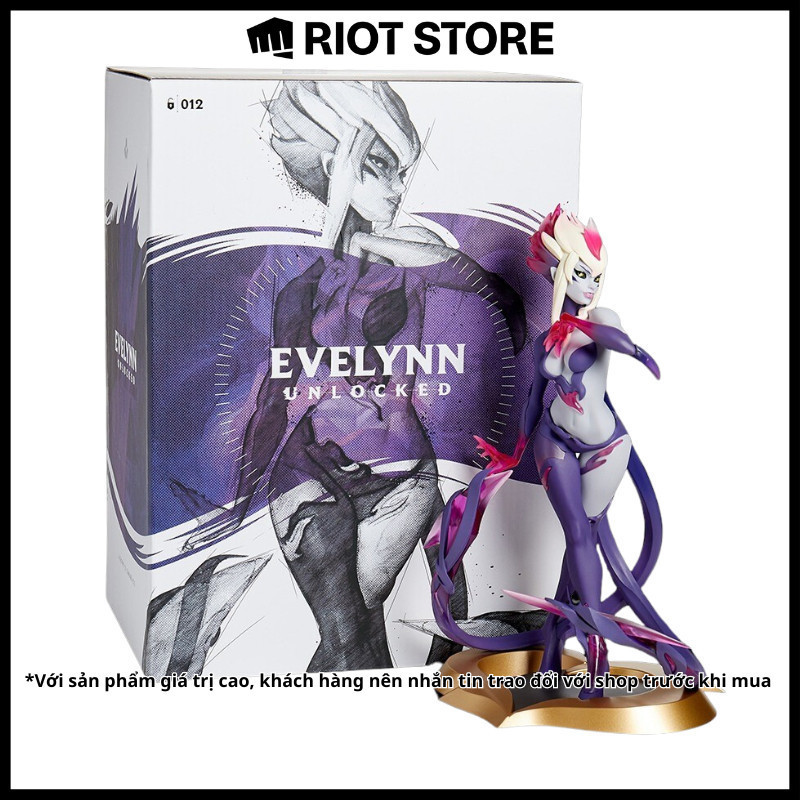 Mô hình LMHT Evelynn 25cm - EVELYNN UNLOCKED STATUE [Chính hãng Riot Games] - Figure LOL Liên Minh H