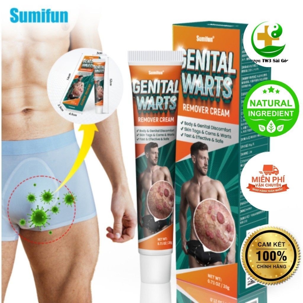 Kem Sumifun Bôi Ngứa Vùng Kín do Nấm, Mụn Sinh Dục, Sùi Mào Gà,...thành phần thảo dược 100%- [CHE TÊN SP KHI GIAO HÀNG]