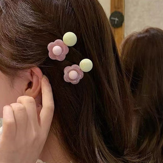 Kẹp tóc axit axetic hoa mới Bangs Clip