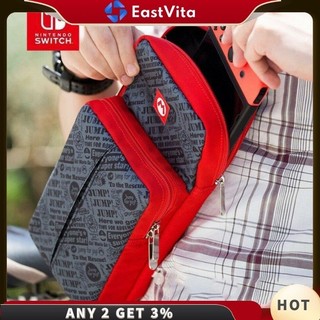 Hộp đựng đồ EastVita Hộp đựng bảng điều khiển lưu trữ Túi đeo vai bằng vải Canvas cho Nintendo Switch / Lite