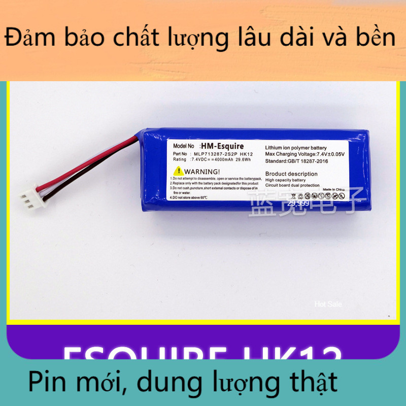 Đối với pin loa bluetooth Harman Kardon Esquire MLP713287-2S2P hk12