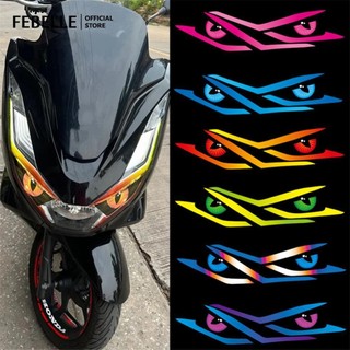 1 Cặp Xe Máy Đèn Pha Dán Moto Đầu Ánh Sáng Mắt Tint Phụ Kiện Trang Trí Trong Suốt Đề Can Cho Xe Honda PCX160 PCX 160