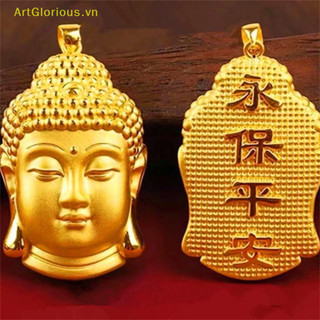 Artglorious Anniyo Phật Giáo Quan Âm Mặt Dây Chuyền Vòng Cổ Mạ Vàng Phong Cách Trung Hoa Trang Trí Phật Maitreya Bùa Ấn Độ Giáo VN