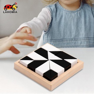 Bộ đồ chơi xếp hình bằng gỗ giúp phát triển trí tuệ cho bé