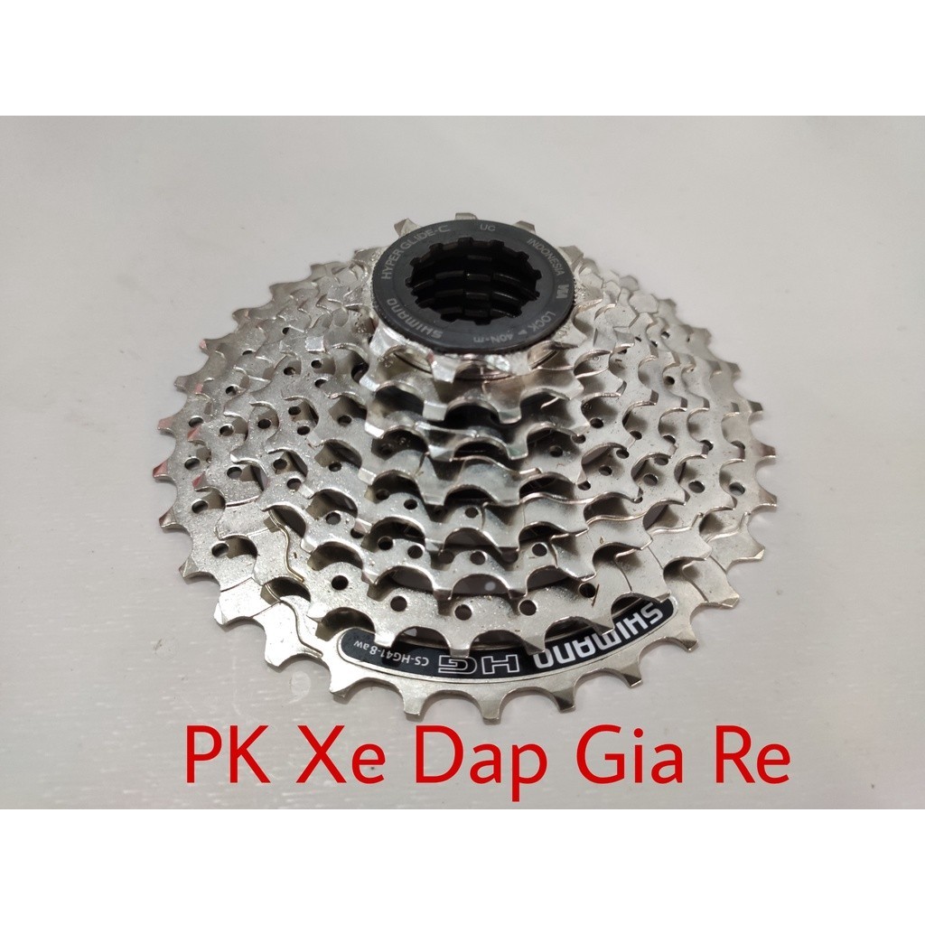 Líp thả xe đạp 8 tầng - Líp thả Shimano CS-HG41 8 Speed - Chính hãng