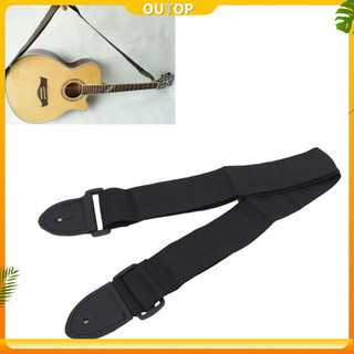 Outop Dây đeo đàn Guitar Acoustic di động Chống vết bẩn Dây đeo vai có thể điều chỉnh Đàn Guitar Ukulele Dân tộc Plucked Âm nhạc
