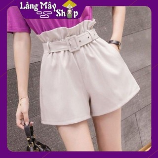 (Xả kho Sale Sập Sàn) Quần short kaki nữ kèm nịt nhiều màu sắc