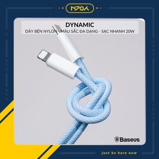Cáp Sạc Nhanh 20W Màu Pastel Baseus Type C to L Chống Rối Cho Điện Thoại iPhone 14 Pro Max 13 12 11