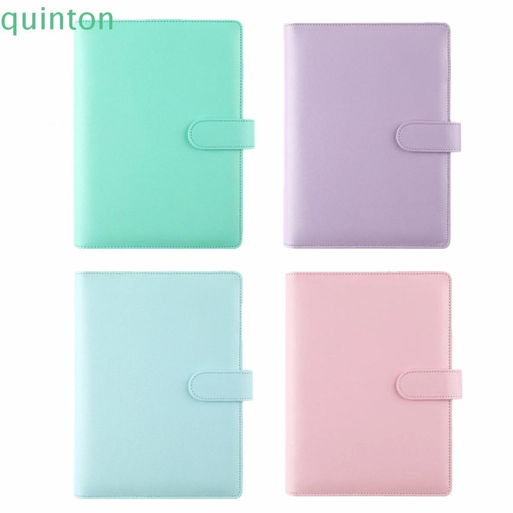 Quinton Notebook Cover Refillable Journal Ring Binder File Folder A6 / A5 Da PU Notepad Cover