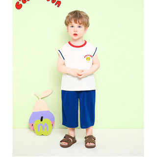 (90)Bộ hè cotton quần cullotes làm mát ecpuse18