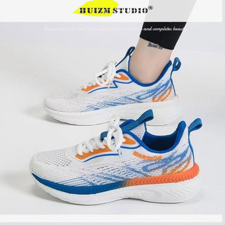 Huizumei 2024 Mới Ice Silk Lưới Bay Dệt Thể Thao Và Giải Trí Giày Nữ
