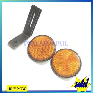 Mắt mèo phản quang tròn kèm full pat gắn mọi loại xe