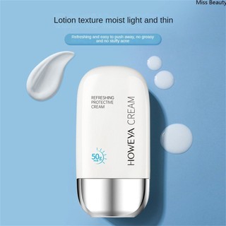 Kem chống nắng body Làm Mới Kem Bảo Vệ 50ml Lotion Cách Ly Toàn Thân Sinh Viên Chống Tia UV