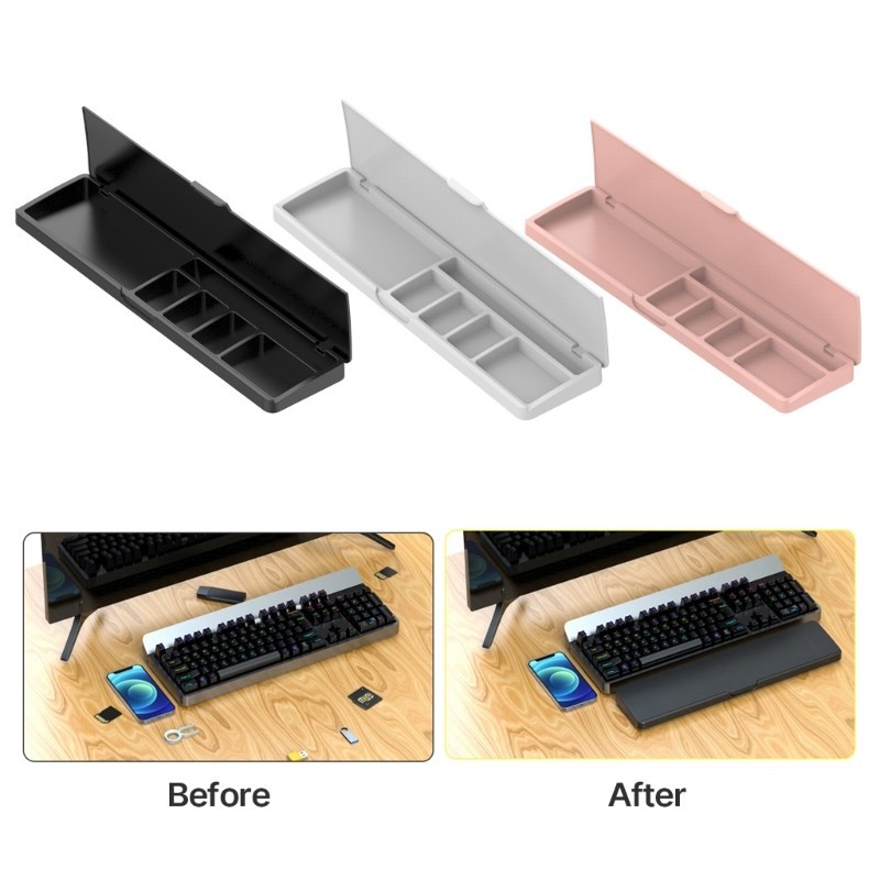 YXA Wrist Rest Pad Keyboard Hand Rest With Partition Storage Ergonomic Soft Memory Foam for Office H