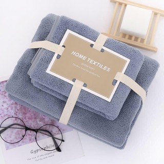Set 2 khăn mặt và khăn tắm sợi tre