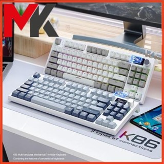 Bàn Phím Cơ Attack Shark K86 RGB, 3 Modes , Có màn Hình, Núm Vặn, Hotswap 5 pin