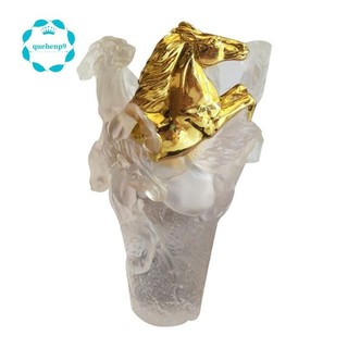 Nhựa pha lê lư hương ả rập hình ngựa liuli lư hương đốt đế thủ công đồ trang trí để trang trí nhà