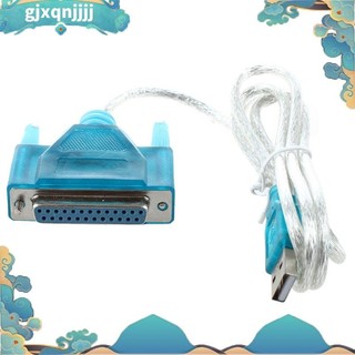 Usb sang máy in DB25 Bộ chuyển đổi cáp cổng song song 25 chân gjxqnjj