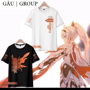 Áo Thun In Hình 3d honkai Impreza herrscher of Flameamescion kiana kaslana Thời Trang Unisex