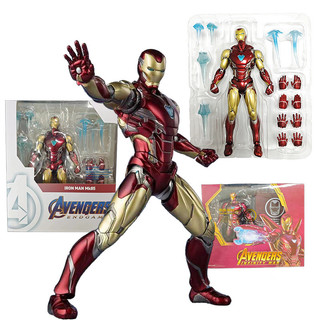 Shf mk50 mk85 iron man avengers: infinity war endgame iron man nhân vật hành động đồ chơi mô hình