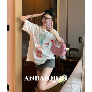 ANBAIQING áo phông áo thun nữ croptop baby tee Stylish Thời trang Comfortable Thể thao WCS2430IEU 12Z240320