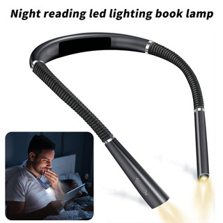 Đèn đọc sách cổ có thể sạc lại Usb rảnh tay Treo đèn đọc linh hoạt Mới lạ Giá đỡ cổ Đèn sách