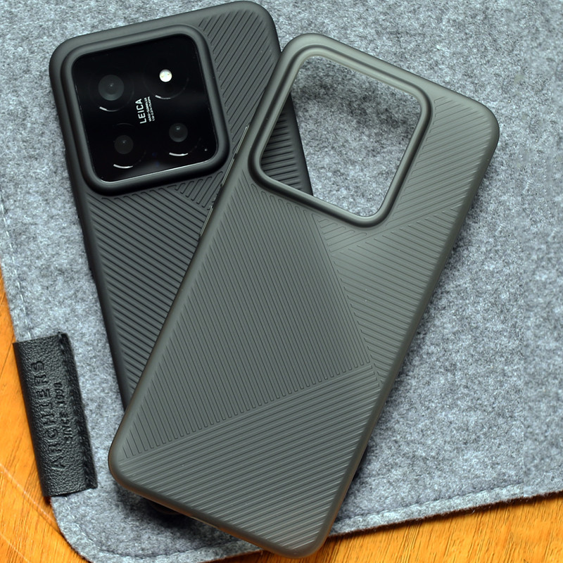 Dành Cho Xiaomi Mi 13 14 Pro 15 Pro Ốp điện thoại Cứng Siêu Mỏng Hình Học Mờ Không Đều Chống Vân Tay sọc mờ