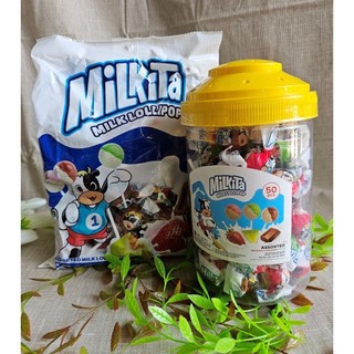 Kẹo mút vị hỗn hợp milkita 450g .
