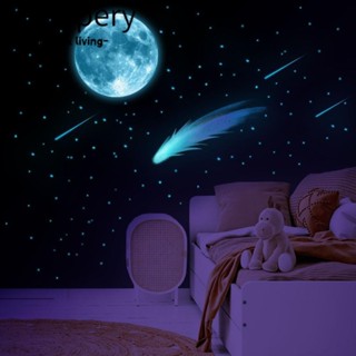 Conopery 3 Cái / bộ Dạ Quang Dán Tường Chấm Ngôi Sao Trang Trí Trần Nhà Decal Phát Sáng