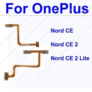 Dành cho oneplus 1 + nord ce 2 ce2 lite 5g tắt công tắc âm lượng nguồn nút mềm cáp bên chìa khóa flex ribbon thay thế