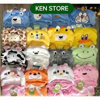 Chăn ủ hình thú cho bé (76*92)cm KEN STORE
