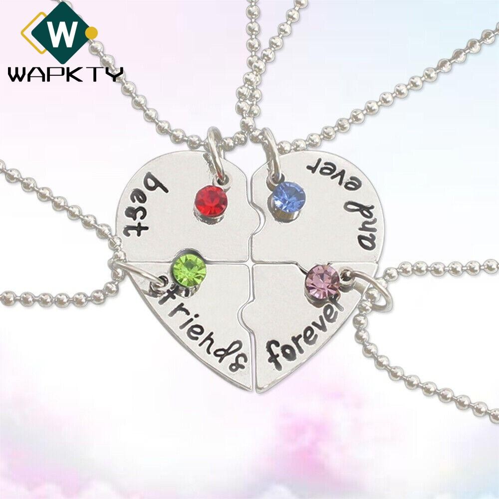 Wapkty 4 Bff Friend Vòng cổ tình yêu Người bạn thân nhất Vòng cổ nữ