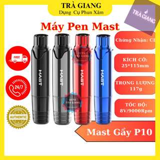 Máy Pen Mast gầy dùng trong phun xăm, Pen Mast gầy P10 chính hãng