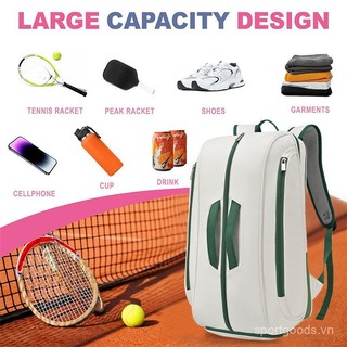 Túi đựng vợt, túi tennis, túi tập thể thao, thắt lưng chống nước, kho giày, ba lô vợt dung tích lớn