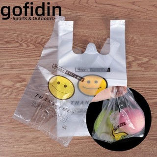 gofidin 50 Túi Nhựa Đựng Thực Phẩm Có Tay Cầm Nhựa Mới