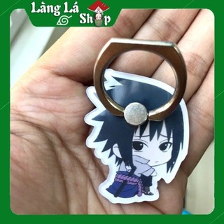 Móc giữ điện thoại Iring cao cấp kiểu nhẫn 2 in 1 in hình anime Naruto - siêu bền chắc chắn chế độ xoay 360 độ