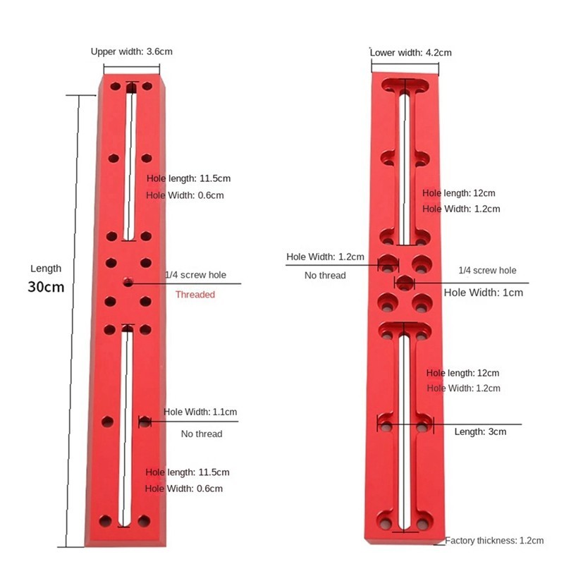 Khe cắm Dovetail màu đỏ rộng hẹp theo dõi ngôi sao Gương hướng dẫn đa chức năng chính cho kính thiên văn | BigBuy360 - bigbuy360.vn