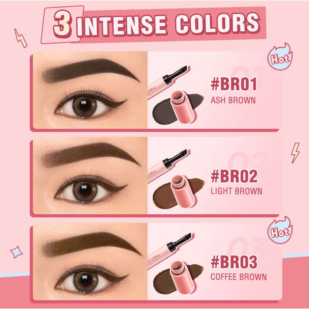Ảnh 5 của Kem trang điểm lông mày PINKFLASH ColorStay chống nước chống nhòe lâu trôi không vón cục mềm mịn E16