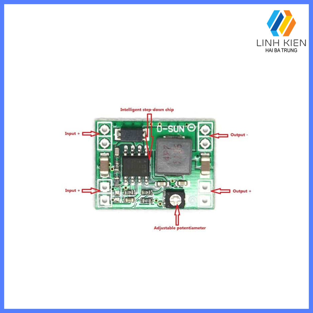 [Có sẵn] Module nguồn hạ áp mini 3A Vs2